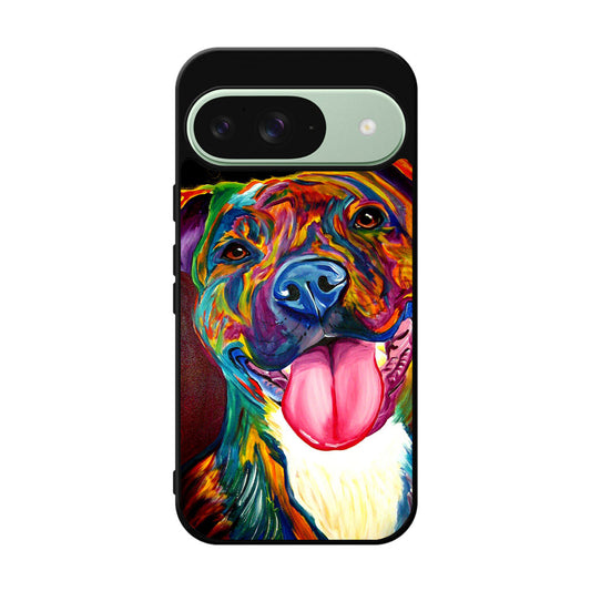 Pitbull Painting Art Google Pixel 9 Case