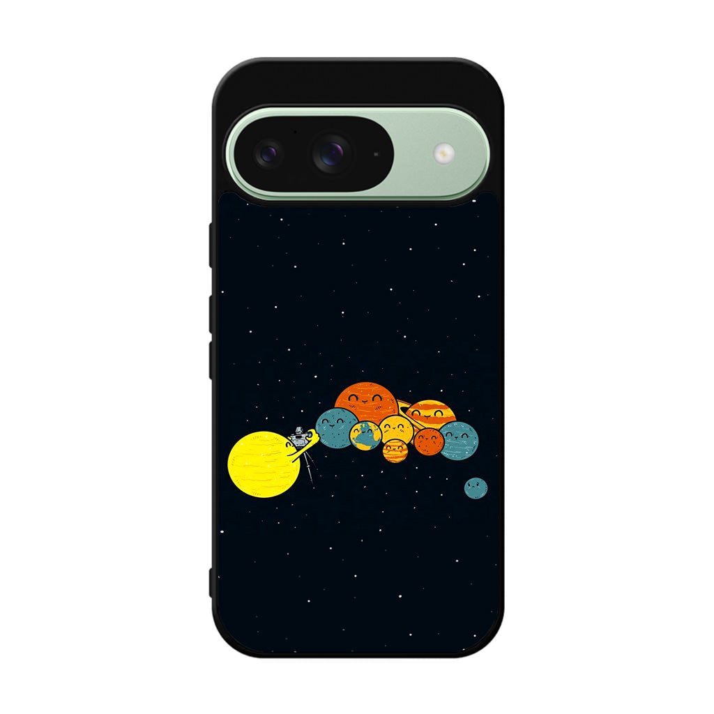 Planet Cute Illustration Google Pixel 9 Case