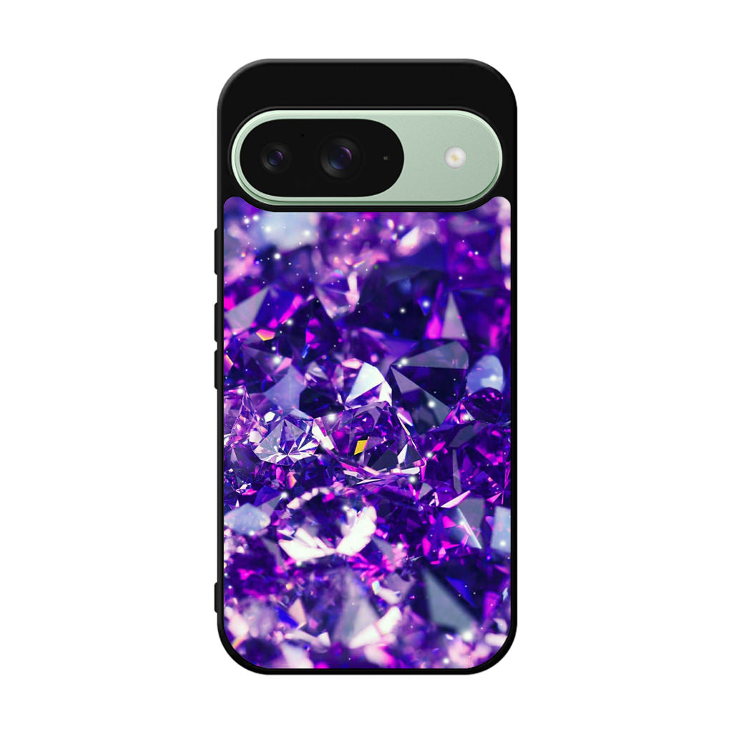 Purple Crystal Google Pixel 9 Case