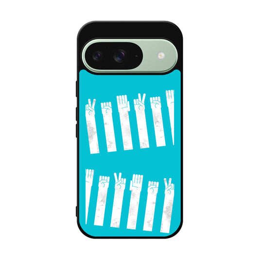 Rock–paper–scissors Zebra Crossing Google Pixel 9 Case