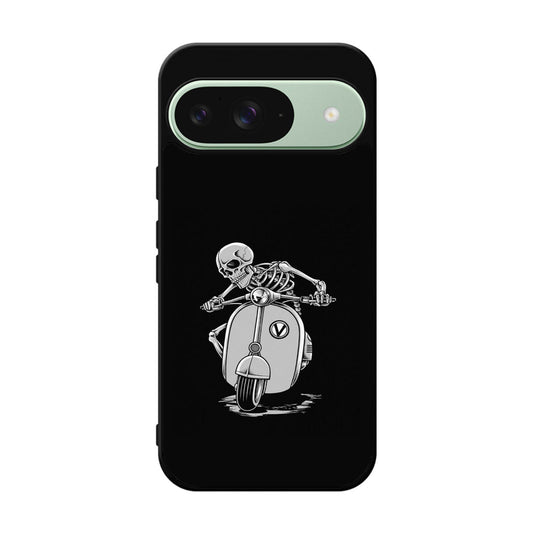 Skeleton Rides Scooter Google Pixel 9 Case