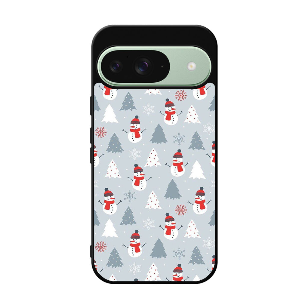 Snowmans Pattern Google Pixel 9 Case