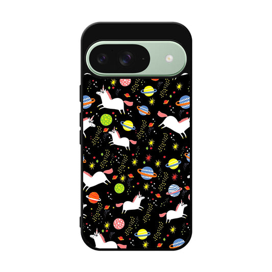 Space Unicorn Pattern Google Pixel 9 Case