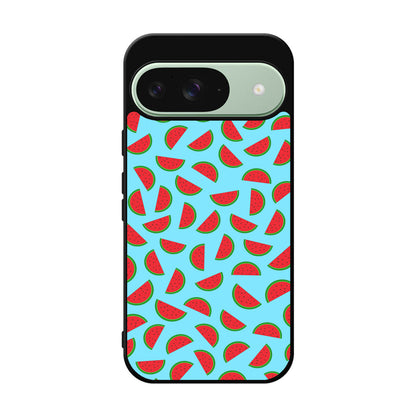 Watermelon Fruit Pattern Blue Google Pixel 9 Case