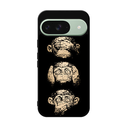 3 Wise Monkey Google Pixel 9 Case