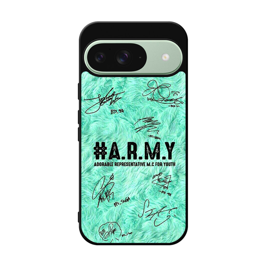 BTS Army Signature Google Pixel 9 Case