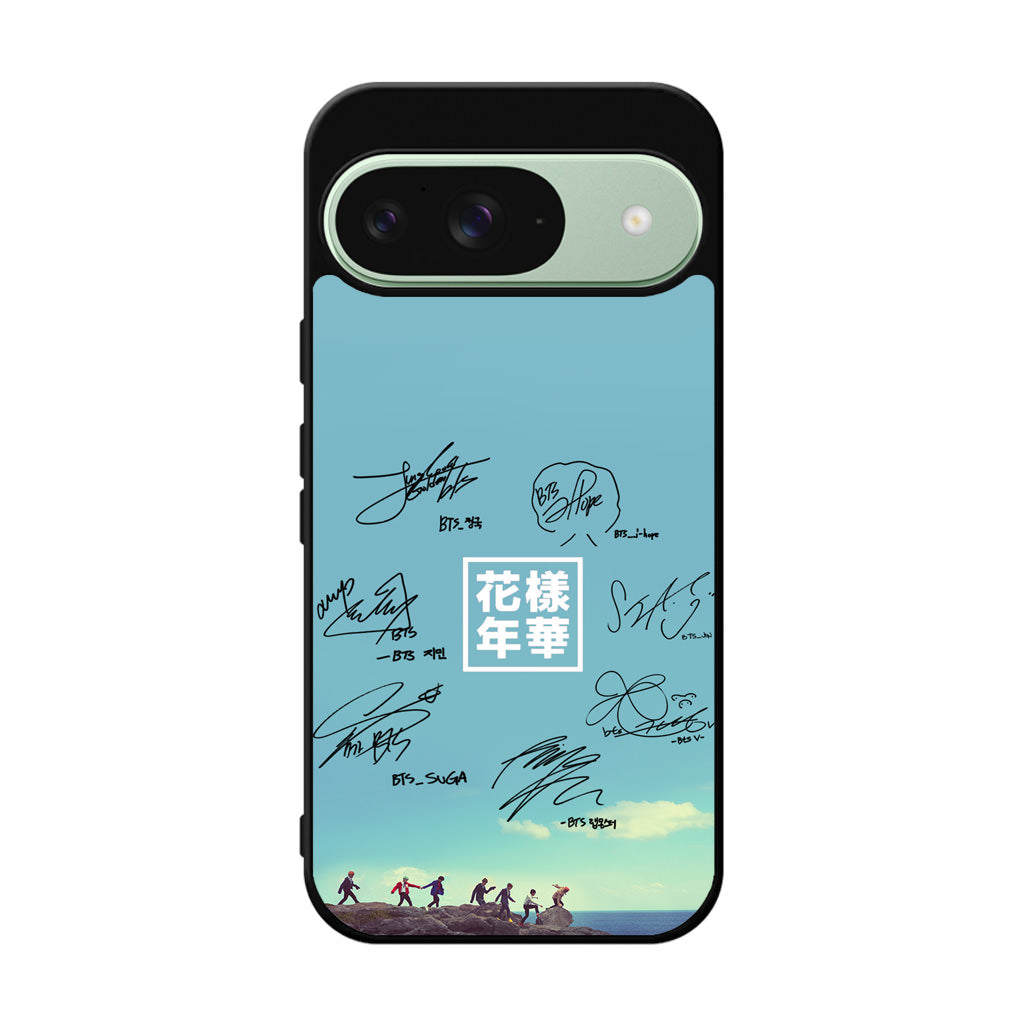 BTS Signature Google Pixel 9 Case