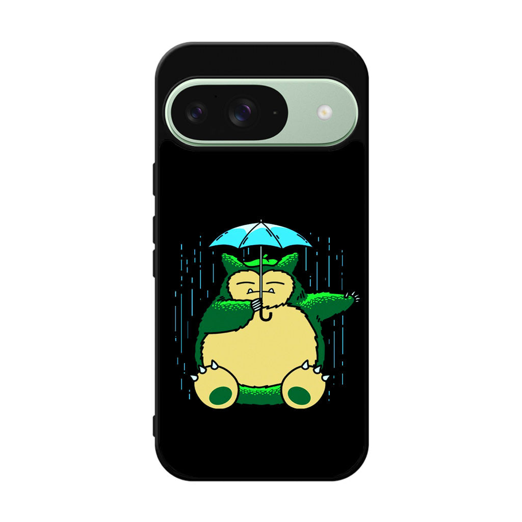 Cute Snorlax Umbrella Google Pixel 9 Case