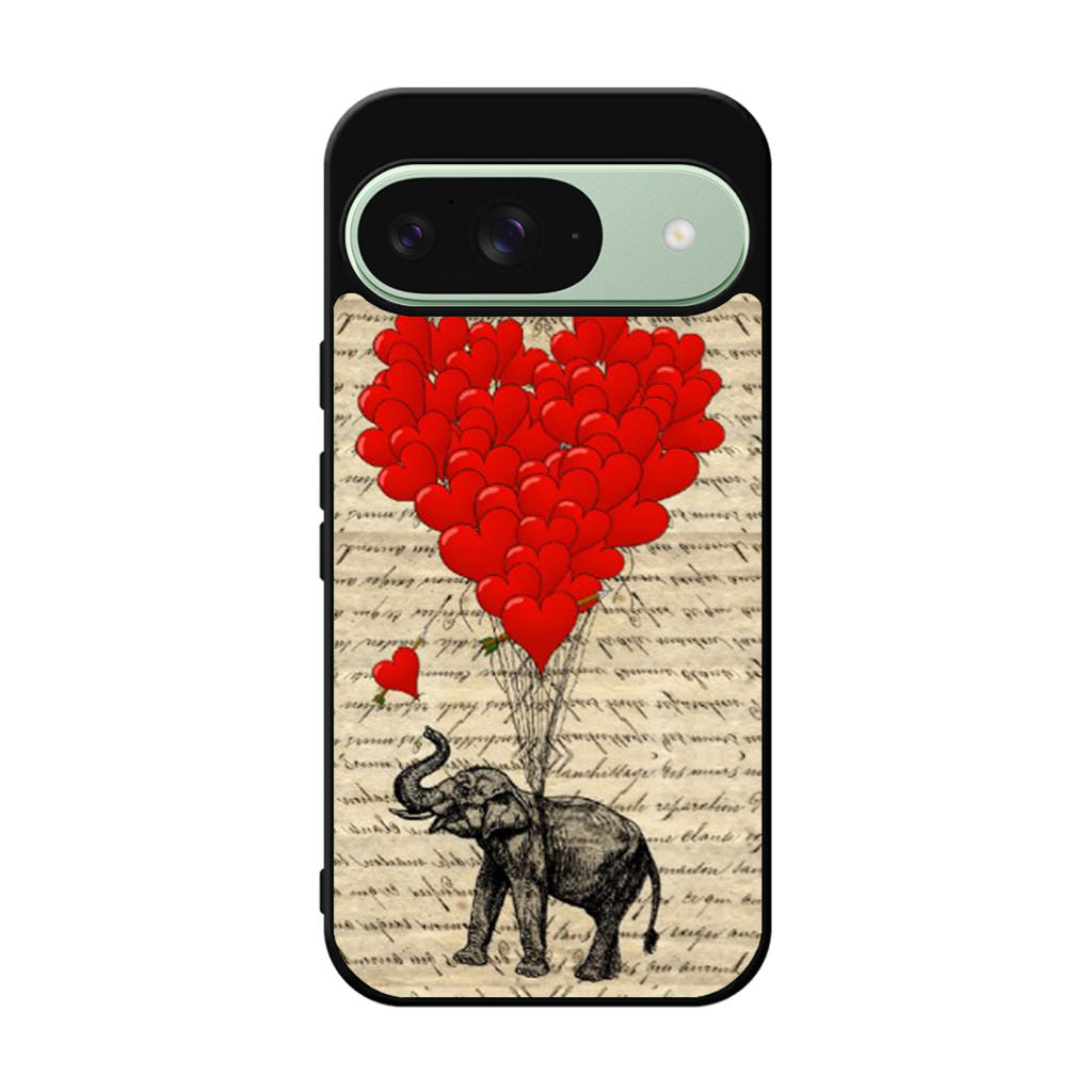 Elephant And Heart Google Pixel 9 Case