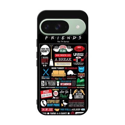 Friends TV Show Quotes Poster Google Pixel 9 Case