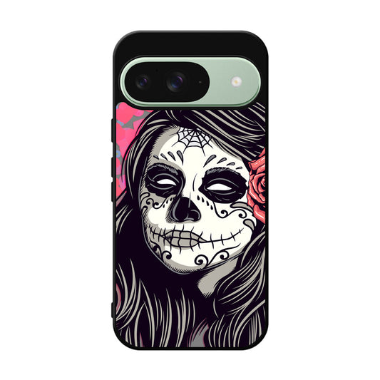 Girl Skull Flower Google Pixel 9 Case