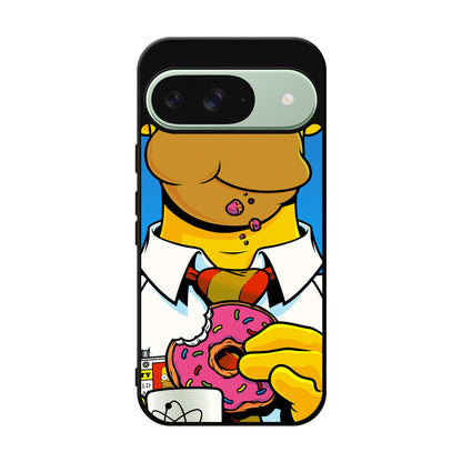 Homer Eats Donut Google Pixel 9 Case