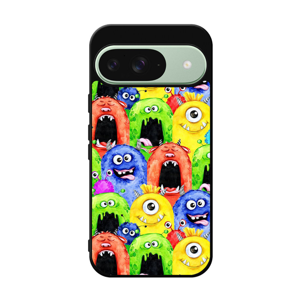 Monster Watercolor Art Google Pixel 9 Case