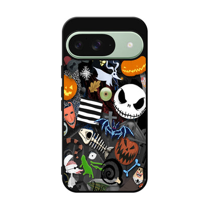 Nightmare Before Chrismast Collage Google Pixel 9 Case