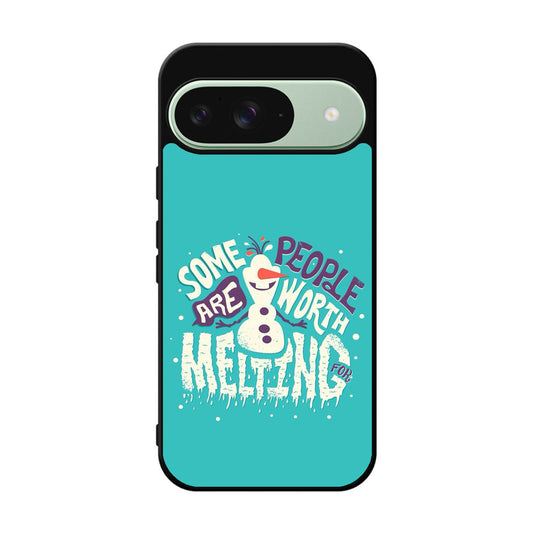 Olaf Frozen Is Melting Google Pixel 9 Case