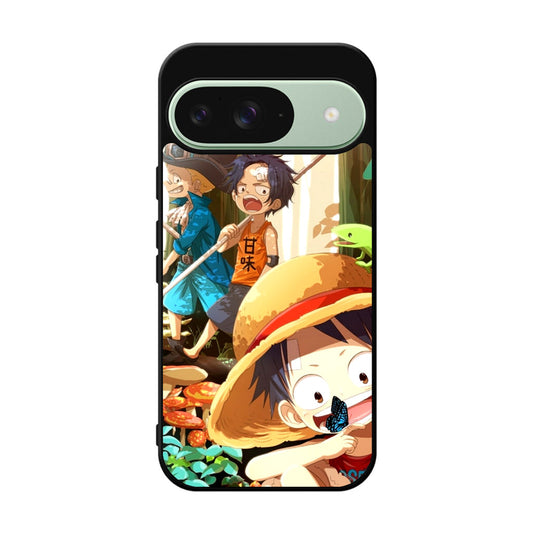 One Piece Little Sabo Ace Luffy Cute Google Pixel 9 Case