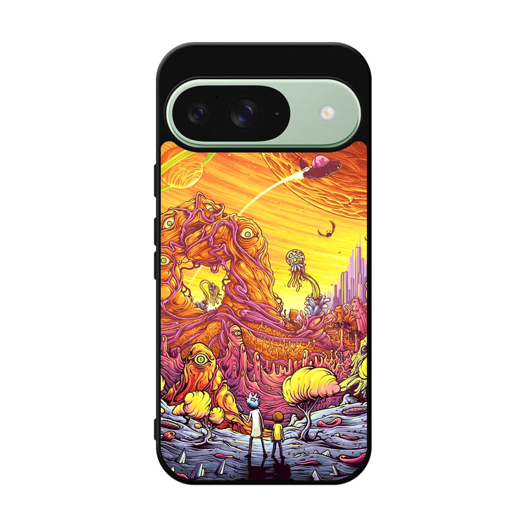 Rick And Morty Alien Planet Google Pixel 9 Case