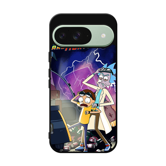 Rick And Morty Back To The Future Google Pixel 9 Case