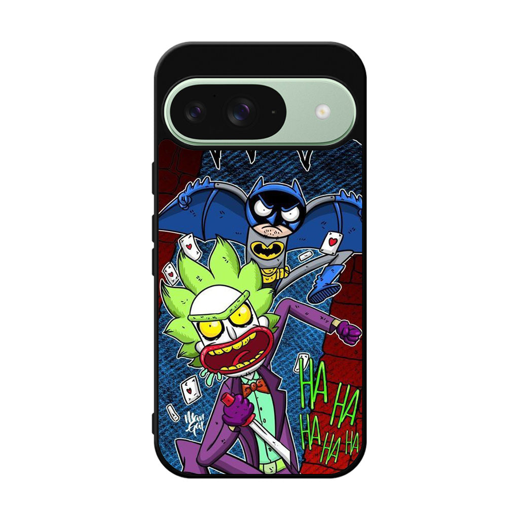 Rick And Morty Bat And Joker Clown Google Pixel 9 Case