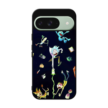 Rick And Morty Portal Fall Google Pixel 9 Case