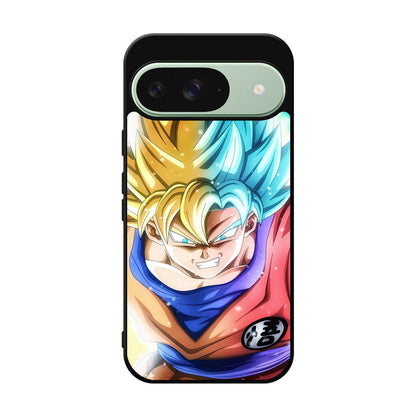 Goku SSJ 1 to SSJ Blue Google Pixel 9 Case