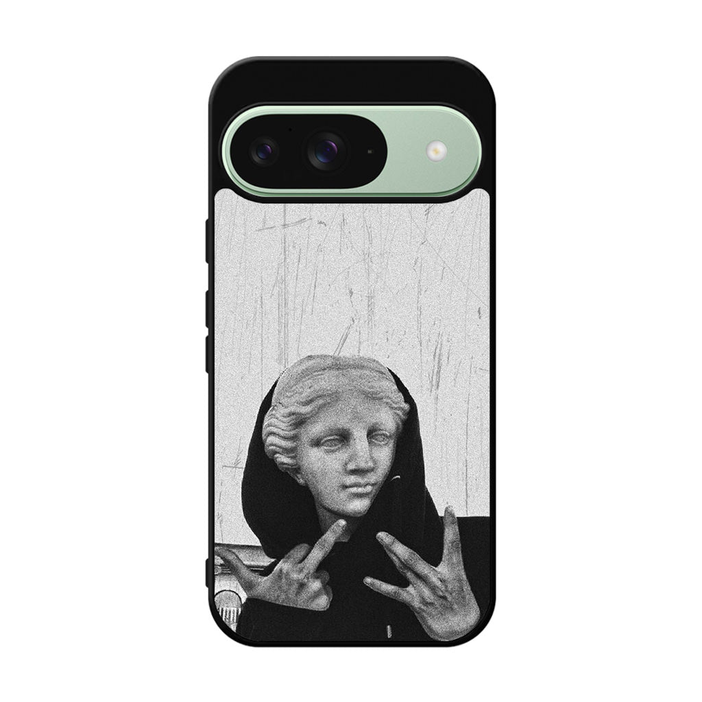 Greek Statue Wearing Hoodie Google Pixel 9 Case