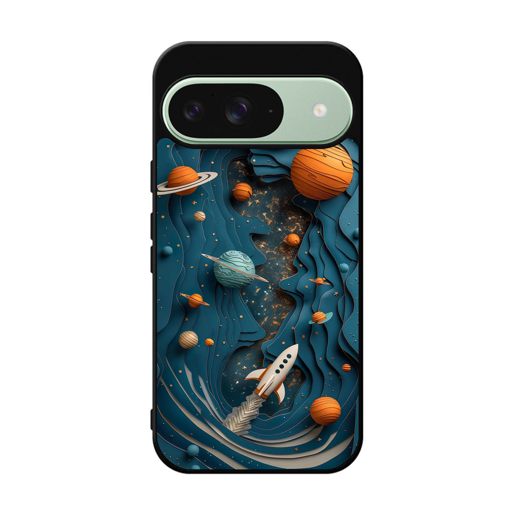 Cardboard Cosmos Google Pixel 9 Case