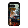 Neon Drift Autumn Streets Google Pixel 9 Case