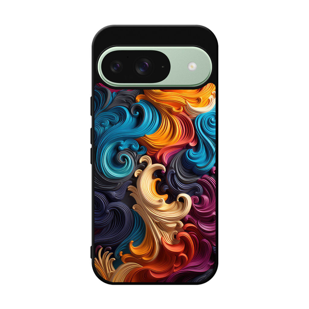 The Dance of Abstract Waves Google Pixel 9 Case