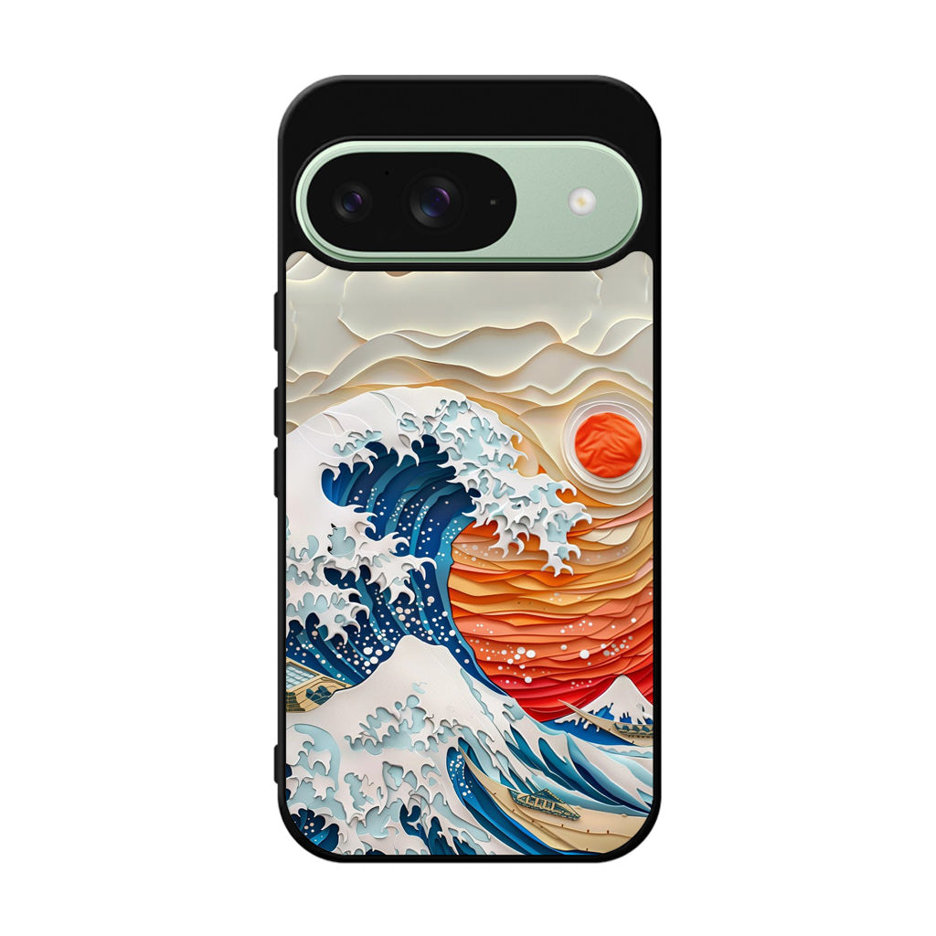 The Great Wave Off Paper Art Google Pixel 9 Case
