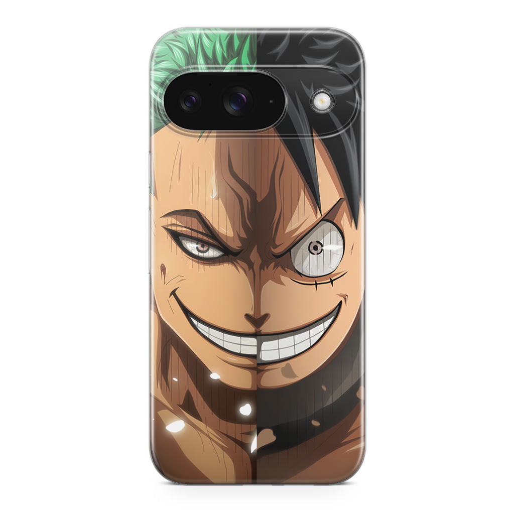 Luffy And Zoro Half Smile Google Pixel 9 Case