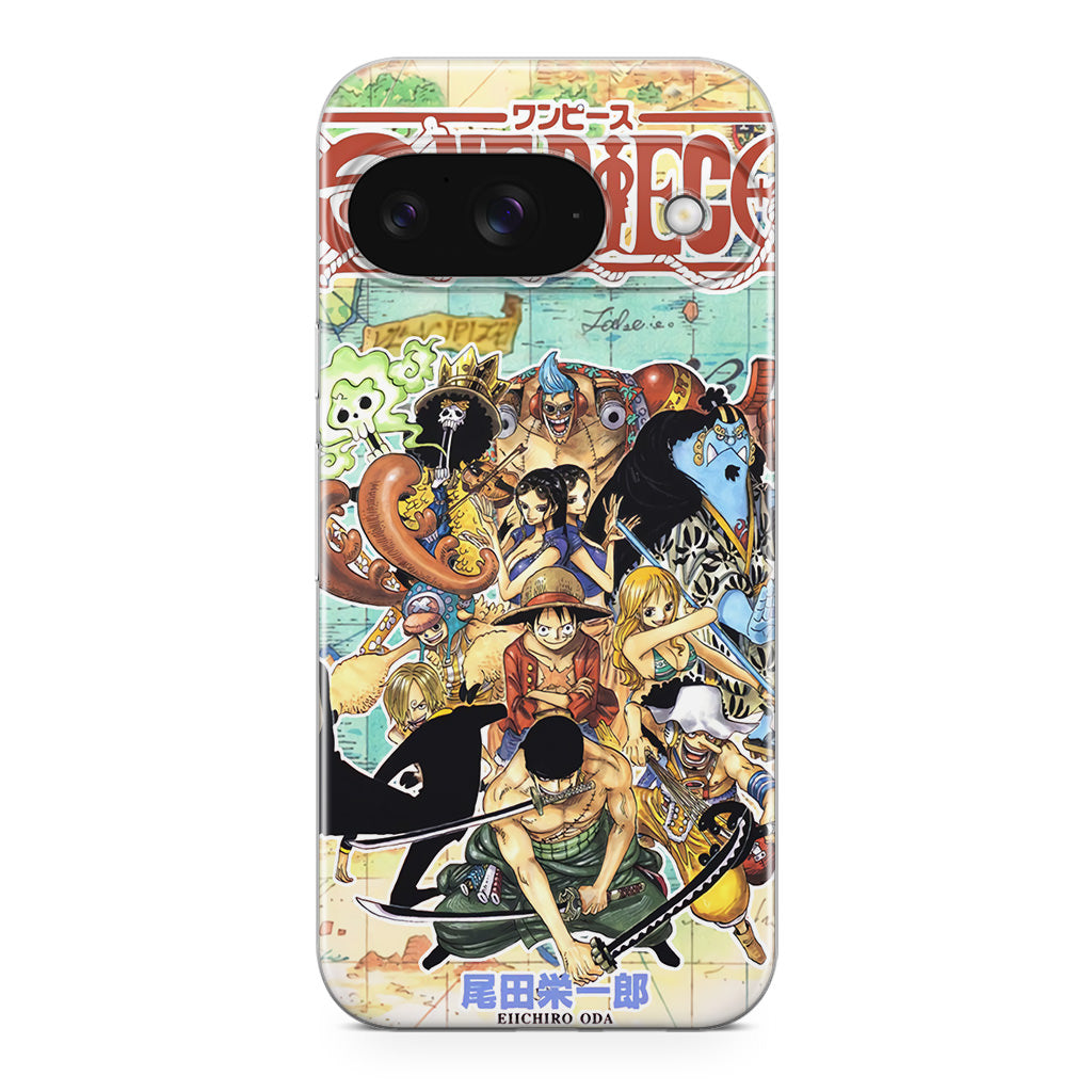 One Piece Comic Strohhut-Pirat Google Pixel 9 Hülle