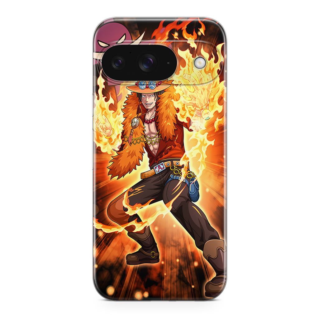 Portgas D Ace Fire Power Google Pixel 9 Case