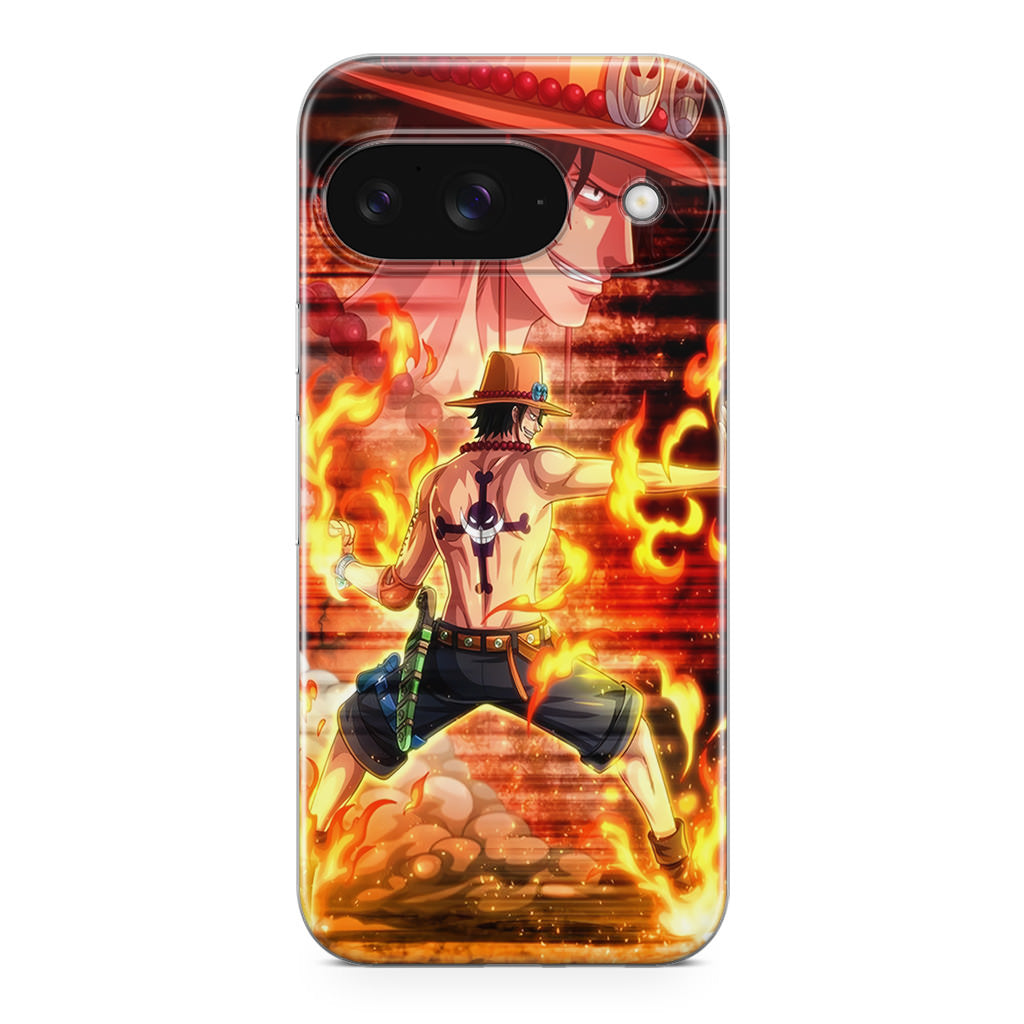 Portgas D Ace One Piece Google Pixel 9 Case