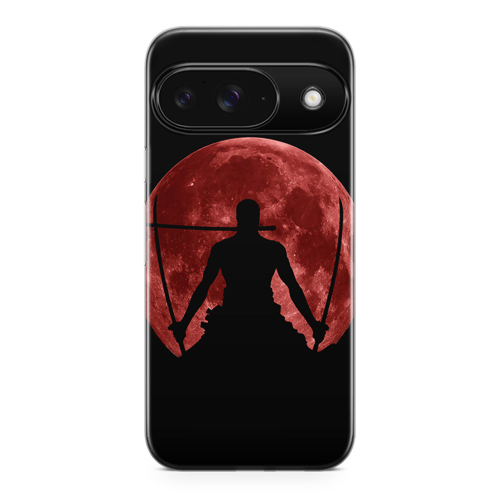 Silhouette Of Zoro In Santoryu Mode Google Pixel 9 Case