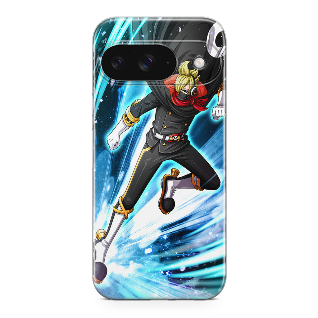 Stealth Black Vinsmoke Sanji Google Pixel 9 Case