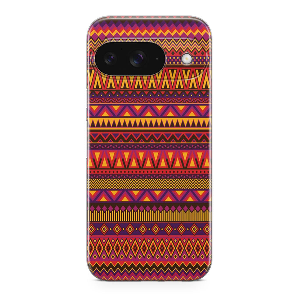 African Aztec Pattern Google Pixel 9 Case