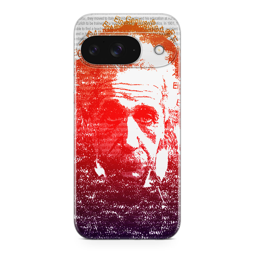 Albert Einstein Art Google Pixel 9 Case