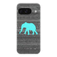 Aztec Elephant Turquoise Google Pixel 9 Case