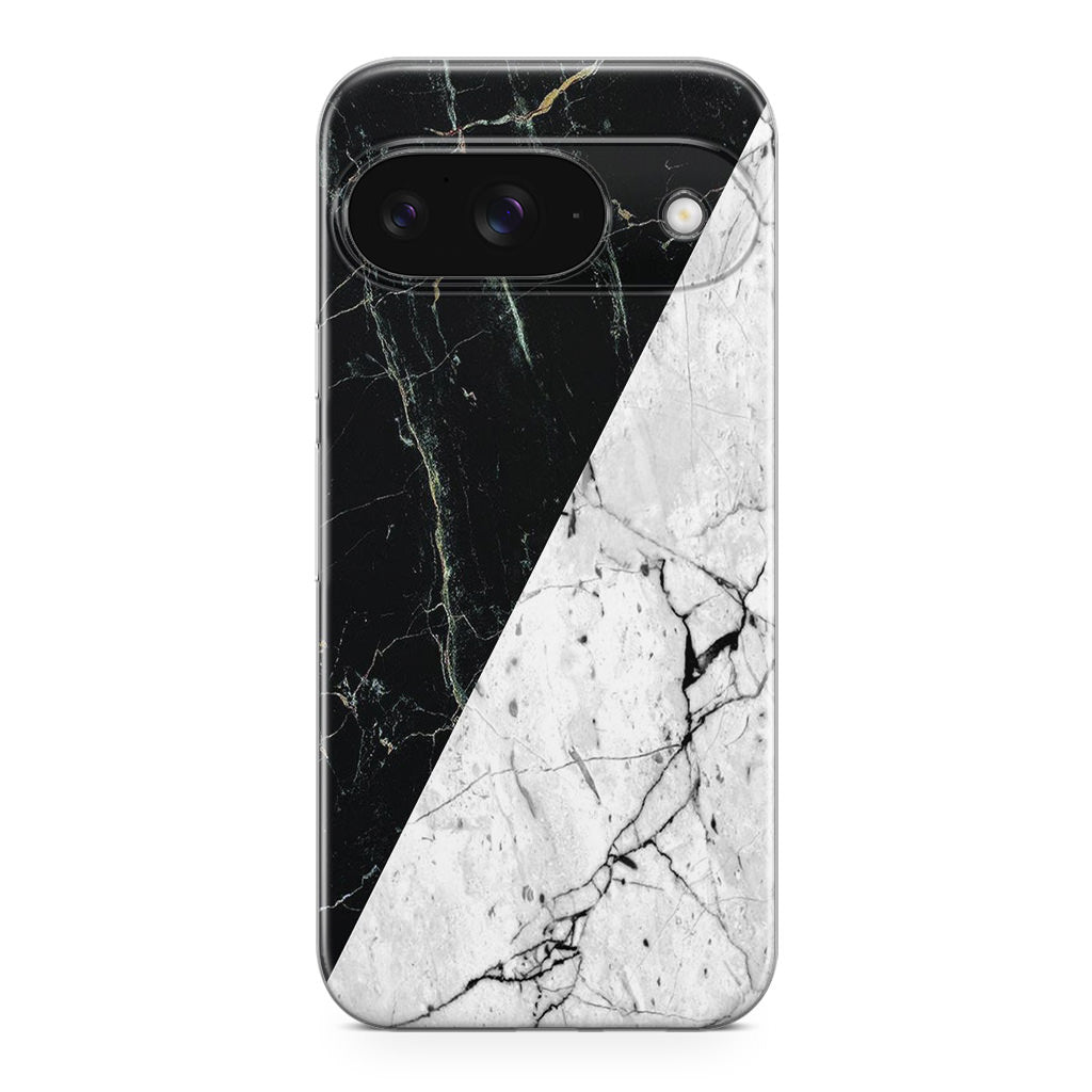 B&W Marble Google Pixel 9 Case