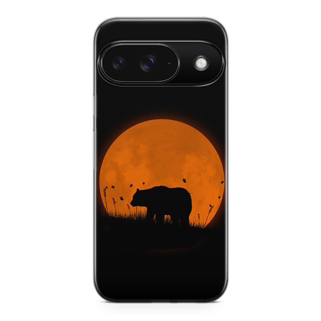 Bear Silhouette Google Pixel 9 Case