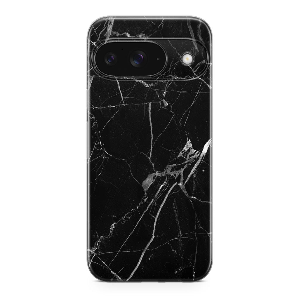 Black Marble Google Pixel 9 Case