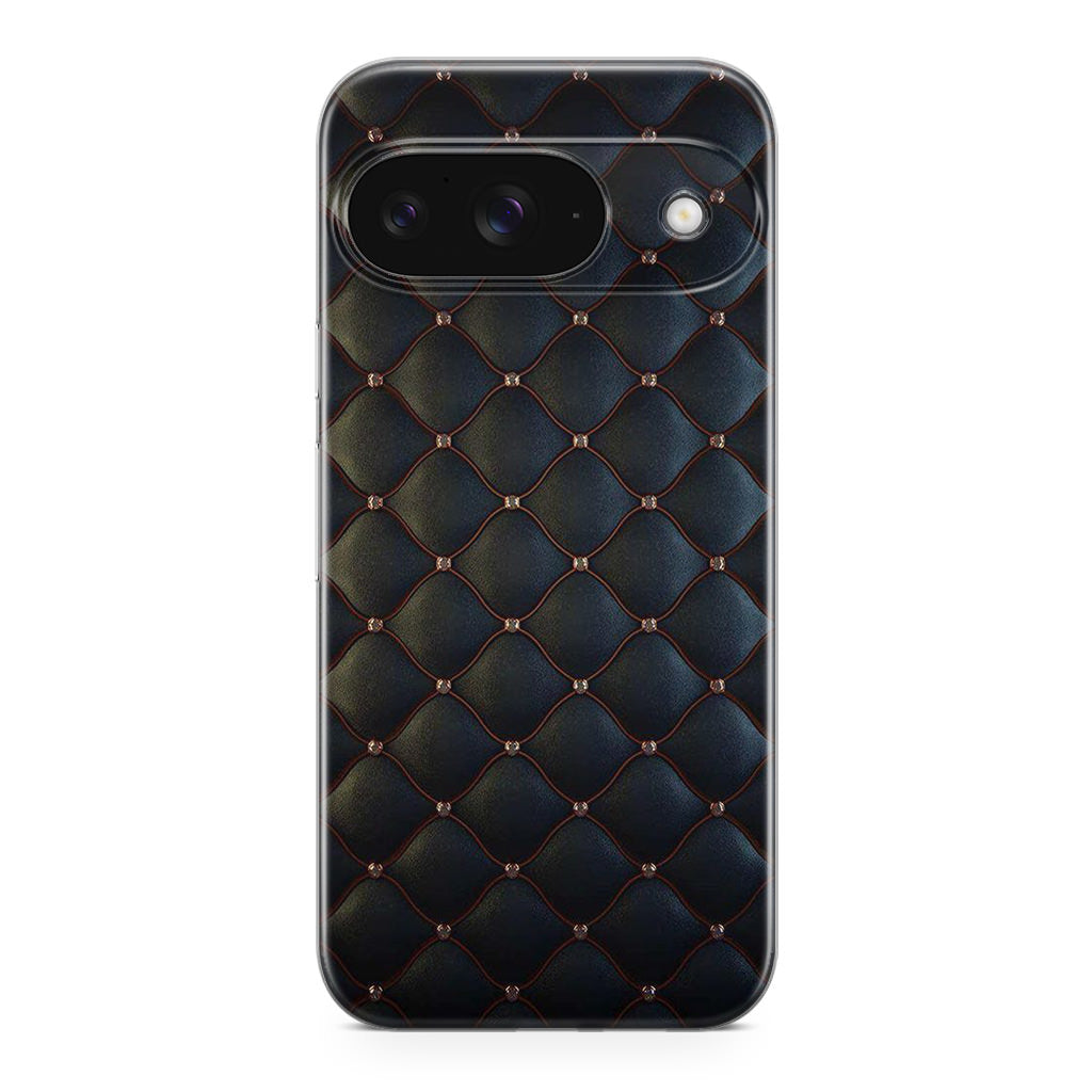 Black Royal Pattern Google Pixel 9 Case