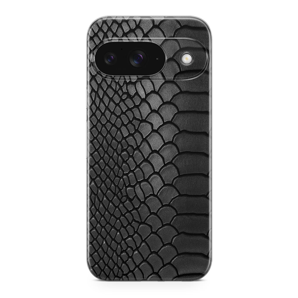 Black Snake Skin Texture Google Pixel 9 Case