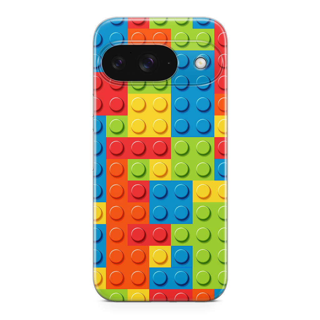 Blocks Rainbow Pattern Google Pixel 9 Case