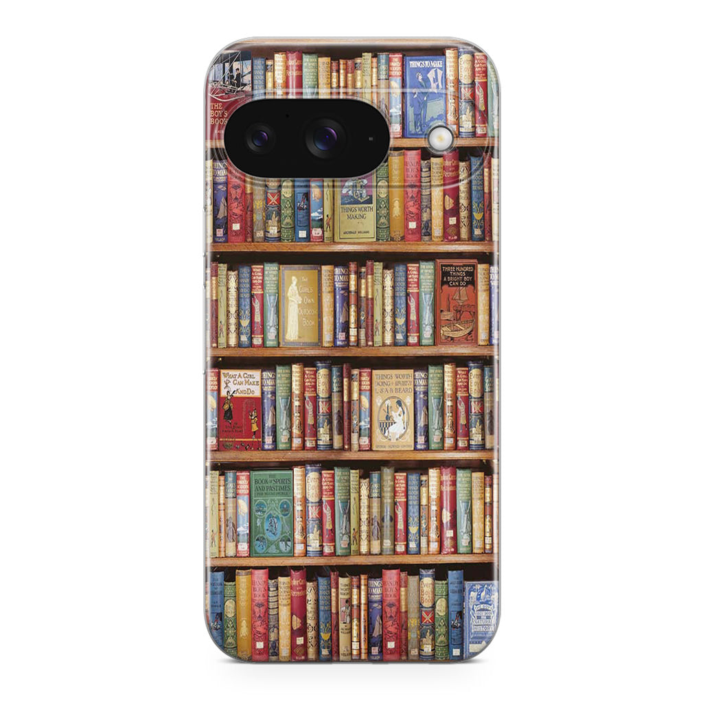 Bookshelf Library Google Pixel 9 Case