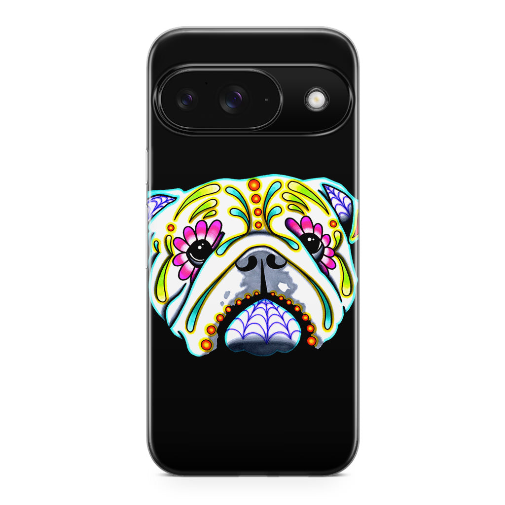 Colorful Bulldog Art Google Pixel 9 Case