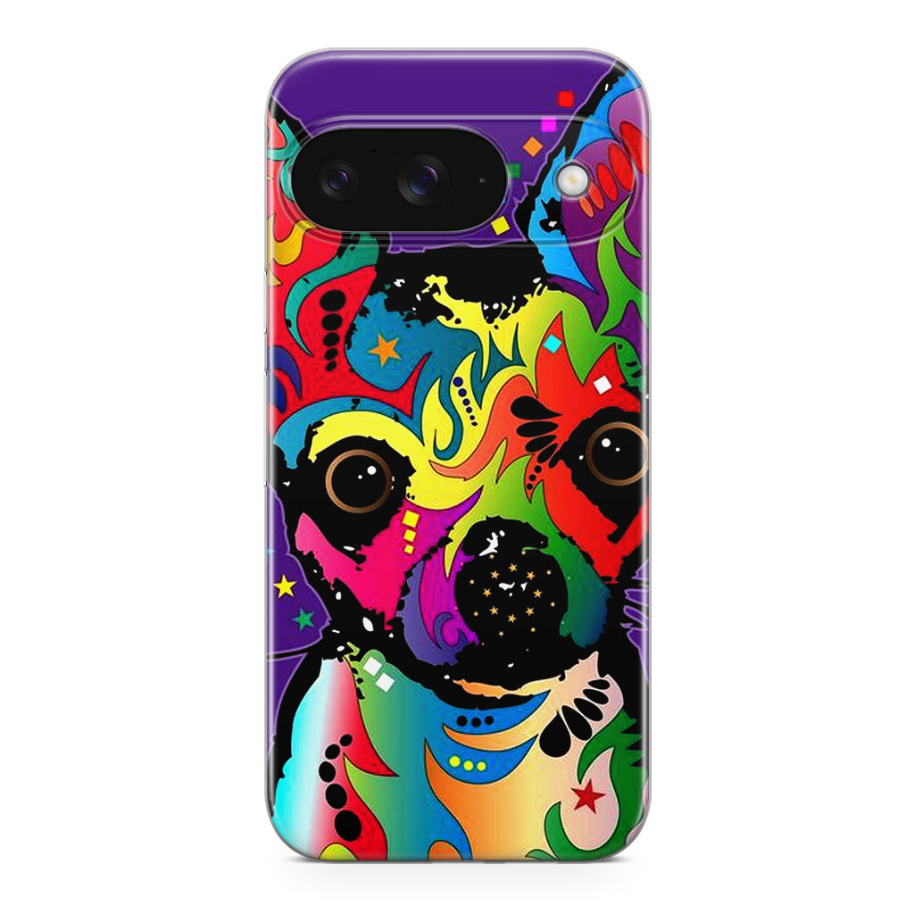 Colorful Chihuahua Google Pixel 9 Case