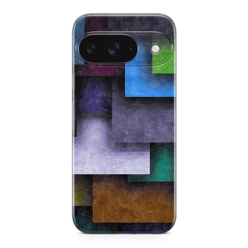 Colorful Rectangel Art Google Pixel 9 Case