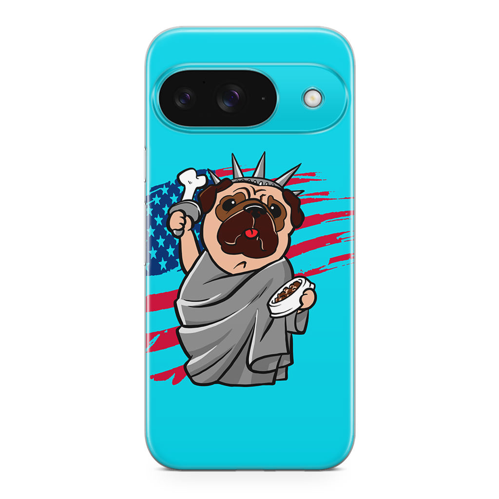 Independence Day Pug Google Pixel 9 Case